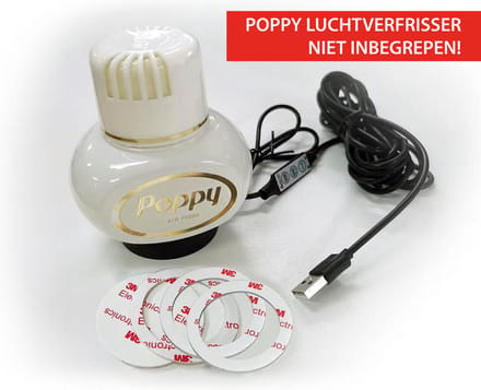 Poppy USB LED verlichting - multicolor - luchtverfrisser niet inbegrepen
