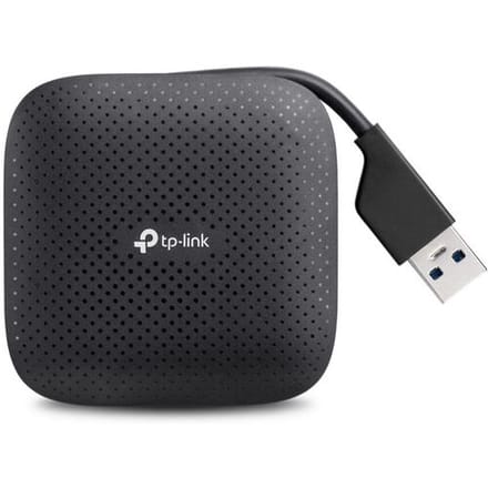 TP-Link UH400 USB 3.0 4-Port Portable Hub USB hub - 4 - USB 3.0 - Zwart