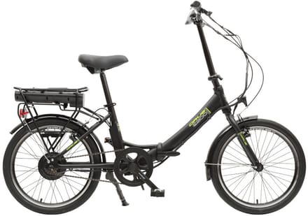 Orus E2100, vouwbare e-bike, 1 versnelling, 20 inch, zwart