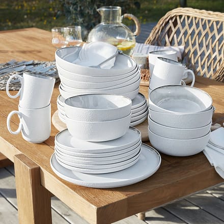 LOBERON Servies set van 30 Eiruna crème