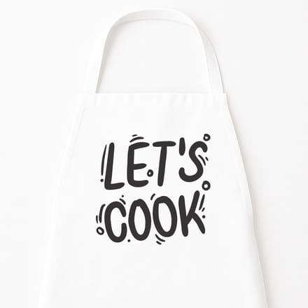 Go Mama - Keukenschort “You don’t scare me, I have daughters” – Grappig kookschort – One Size – Verstelbaar – Wit – Cadeau voor vaders