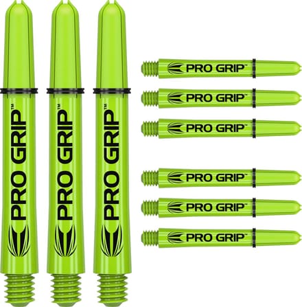 Target Pro Grip 3 Set Lime Green - Dart Shafts