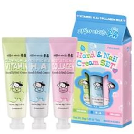 Kwailnara - Hand & Nail Cream Set - 2 Types Blue