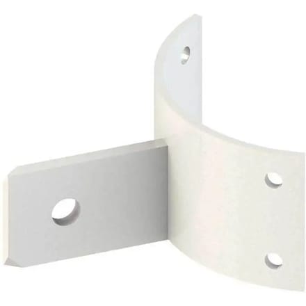 Bevestigingssystemen voor 2 stalen doelen Sodex Sport 80 mm
