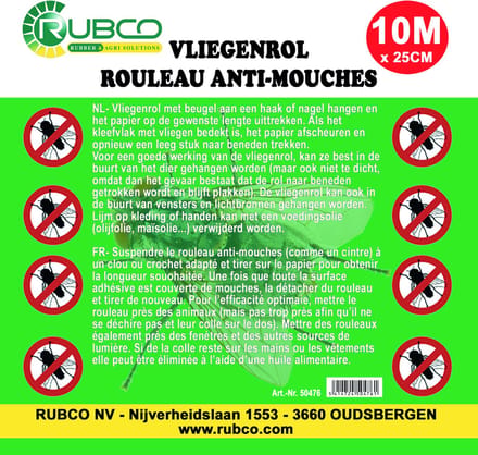S2G VLIEGENROL 25CM X 10M