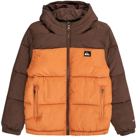 Quiksilver Cold Days Gewatteerde Jas Bruin 14 Years Jongens
