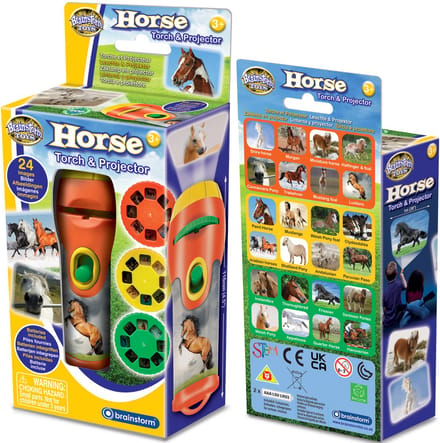 Brainstorm - Horse Torch and Projector - zaklamp paard