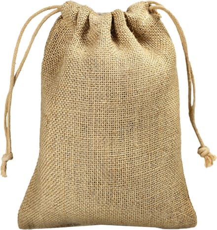 100 stuks Natuurlijk Jute Zakjes 15x20 cm 290 gr