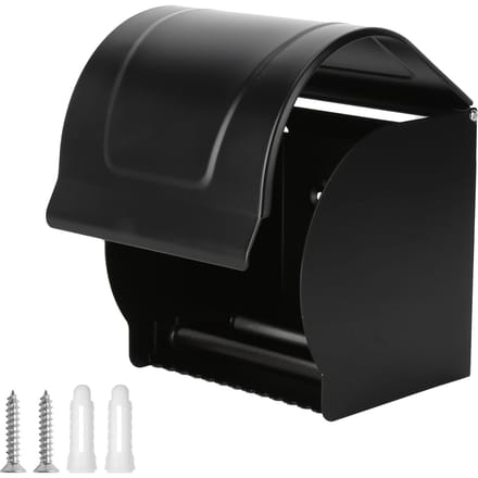 Tissuehouder Wandmontage Ruimte Aluminium Waterdichte Tissuebox Keukenrolhouder black