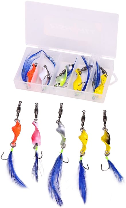 Fish4All Spiral Lure Kit 7cm 3g (5 Stuks) - Kunstaas Set