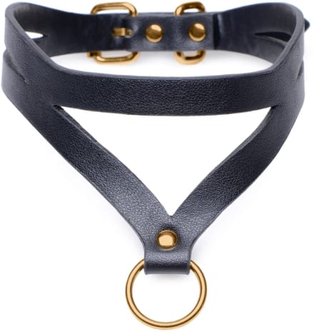 Bondage Baddie - Halsband met O-Ring