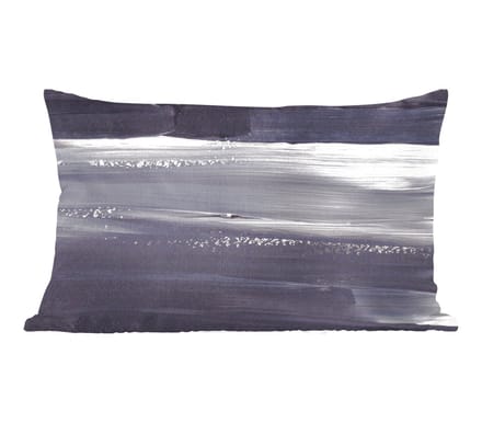 Sierkussens - Kussentjes Woonkamer - 60x40 cm - Verf - Abstract - Zwart