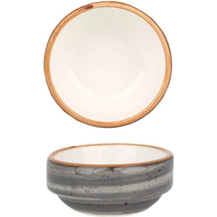 Bonna Serveerschaal - Aura Space - Porselein - 6 cm (30cc) - set van 2