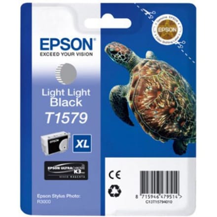 Epson T1579 Inkt Cartridge - Light Zwart - Inktpatroon Light light black