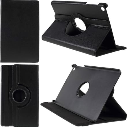 Samsung Galaxy Tab A 10.1 (2019) Hoes Book Case Zwart (draaibaar)