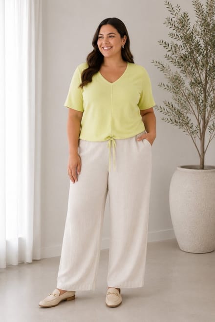 YESTA Aizza Essential Blouses - Sorbet Green - maat 0(46)
