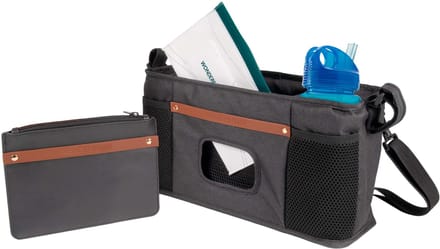 WonderFold Organizer voor Kinderwagen of Buggy - Geïsoleerd - Zwart - Met 2 Bekerhouders