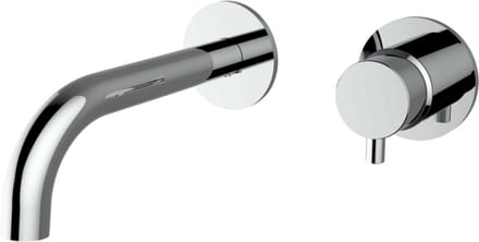 Plieger Napoli inbouw wandkraan 1 hendel met uitloop 18.3cm incl. inbouwdeel chroom