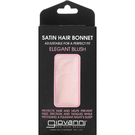 GC - Elegant Blush Satin Hair Bonnet - Single Unit