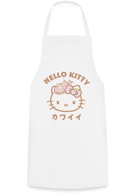 Hello Kitty Kawaii Stijlen Met Sterren Keukenschort
