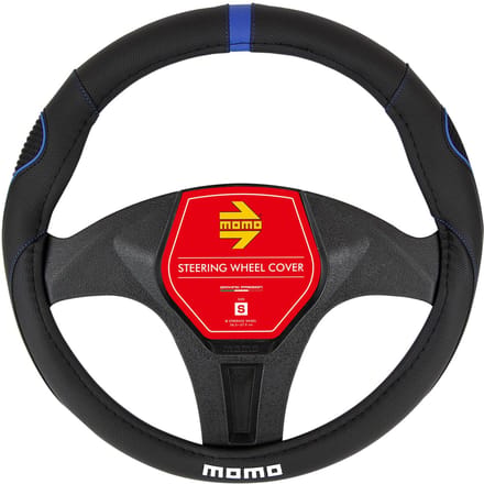 MOMO SUPER GRIP Stuurwielhoes, Italië, Milaan, Maat Klein, Blauw