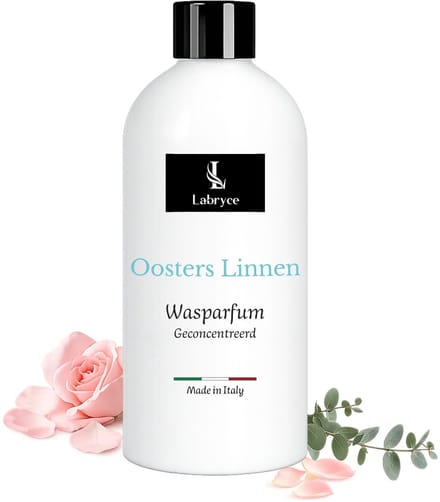 Wasparfum Labryce - Oosters Linnen 500 ml - met Rozenblaadjes & Eucalyptus