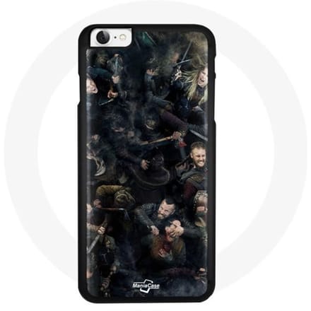 Coque pour Iphone 7 - Vikings - Teaser Saison 6 - Noir - Plastique - Mixte