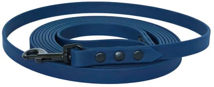 Hondenriem - BioThane® - Donkerblauw - 15 meter - 13mm - Kleine hond
