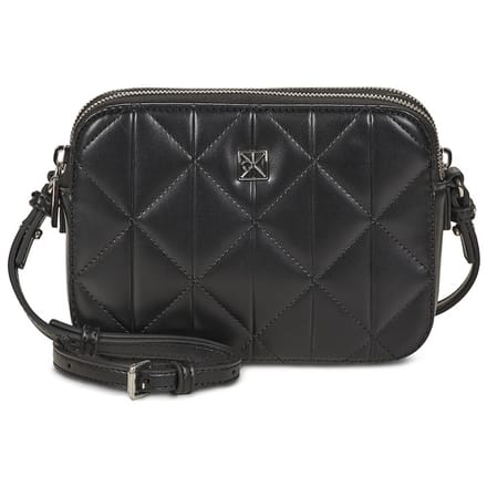 Calvin Klein Quilted Emblem - Schoudertas 18 cm (black)