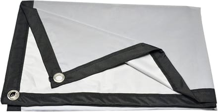 Projectiescherm - Beamerdoek - Thuisbioscoop Films - Lichtbestendig Materiaal - Tot 330 cm - Wit