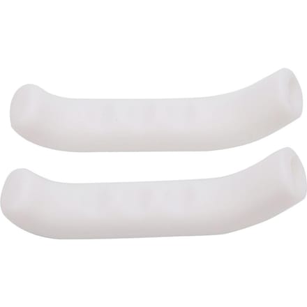 2 Stuks Remhendel Siliconen Hoes Mountainbike Remhendel Beschermhoes White white