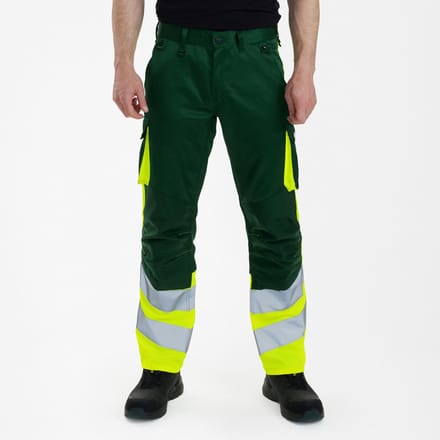 Engel Safety Light werkbroek 2547-319 - Green / Hi-vis Yellow - 26