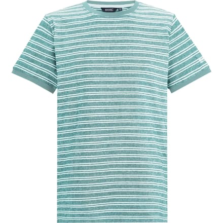 Heren Benlin gestreept T-shirt met korte mouwen