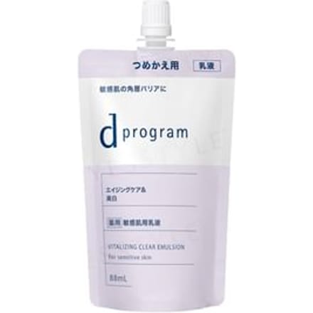 Shiseido - D Program Vitalizing Clear Emulsion EX Refill 88ml