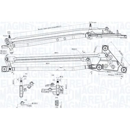 Wisserarm MAGNETI MARELLI 085570738010