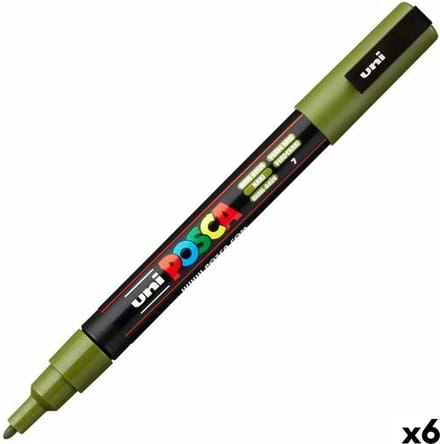 Markeerstift POSCA PC-3M Groen 6 Stuks