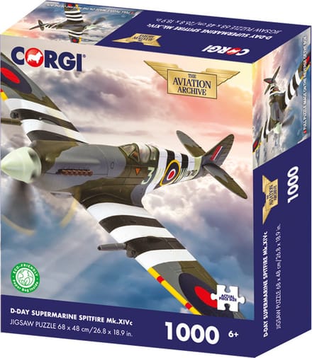 D-Day Supermarine Spitfire Mk.XIVc Puzzel 1000 Stukjes