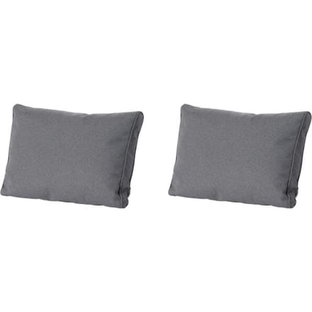 Madison - Lounge Profi-Line Manchester grey - Ca. 43x73 cm - Set van 2