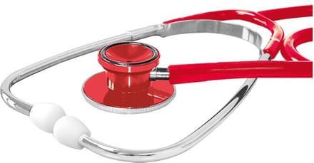 Ratiomed Stethoscoop lichtgewicht aluminium Rood