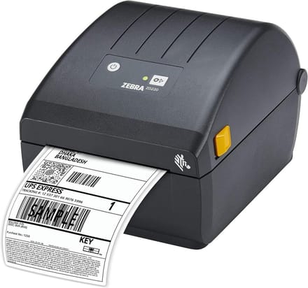 Zebra ZD220 Standaard EZPL USB thermische labelprinter - 4 inch - 203 ppi - EPL en ZPL - USB-hostpoort - 102 mm/s - 74 m tape