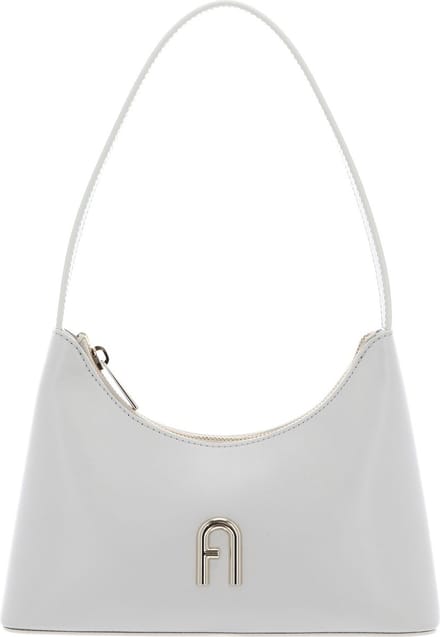 FURLA Leren Schoudertas Avondtas Diamante Mini Shoulder Bag Marshmallow Crème