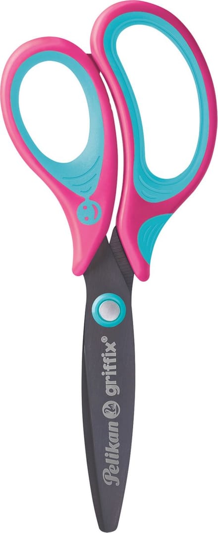 Pelikan Griffix Universeel Rechte knip Blauw, Roze