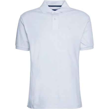 polo man Barbour International - Hylton interlock polo shirt - wit