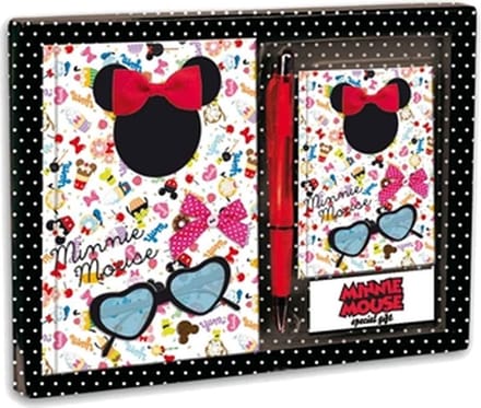 Minnie Mouse Cupcake schrijfset