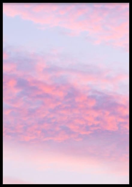 Poster Pink Sky - 30x40 cm - Poster Natuur - WALLLL