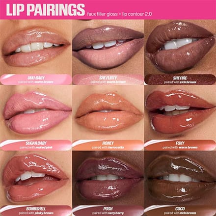 Huda Beauty Extra Shine Lip Gloss Huda Beauty - Faux Filler Extra Shine Lip Gloss FOXY