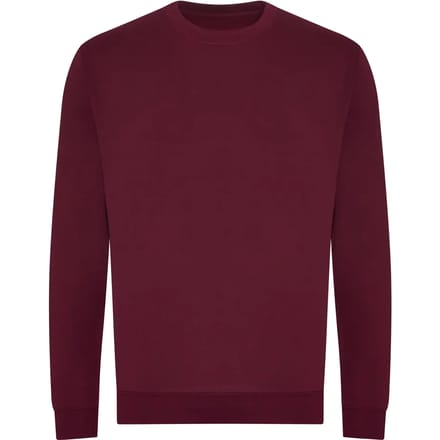 Organic Sweater met lange mouwen Burgundy - M