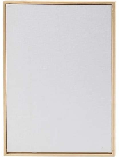 CC Canvas Paneel met lijst A4 21x29,7 cm 280 gr wit