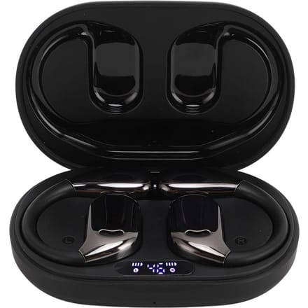 Écouteurs Bluetooth 5.49 pour Android, traducteur en ligne de 144 langues noir