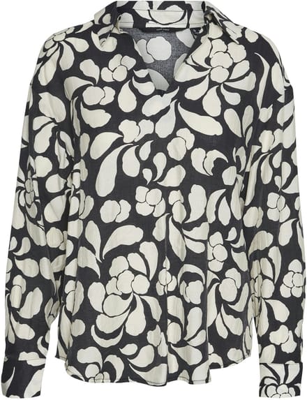 VERO MODA - VMMAJA FI LS OVERSIZE TOP WVN - Dames - Blouses